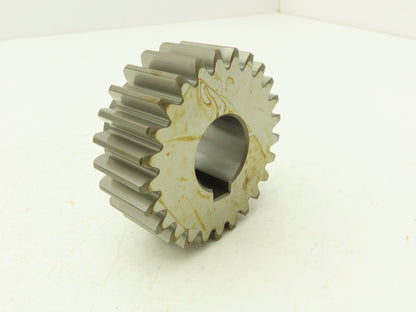 KHK MSGB2.5-25 Ground Spur Gear 25 Tooth 25mm Bore x 67mm OD Gear 25mm Width