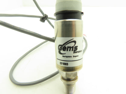 Gems 2200BGG300223DA Pressure Transducer Sensor 0-300psig 4-20mA 7-35VDC