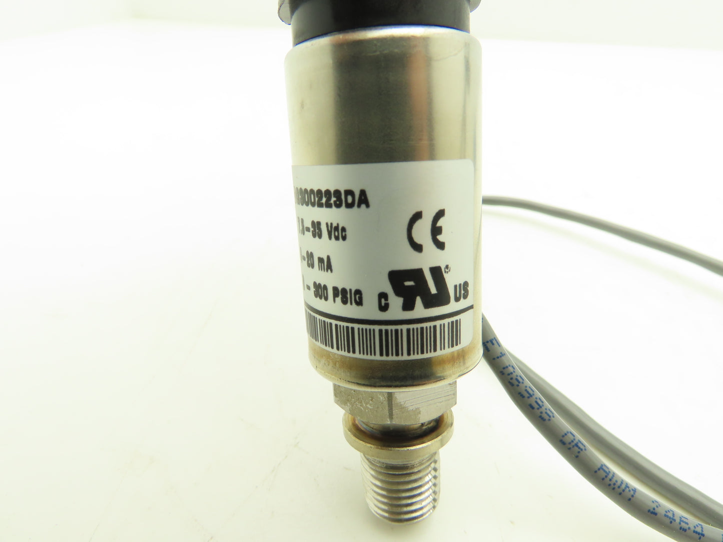 Gems 2200BGG300223DA Pressure Transducer Sensor 0-300psig 4-20mA 7-35VDC
