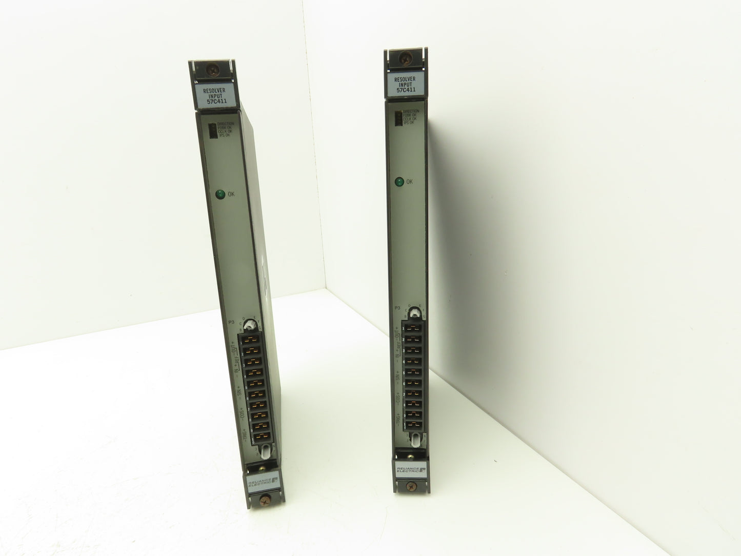 Reliance Electric 57411-2H PLC Resolver Input Processor Module Lot of 2