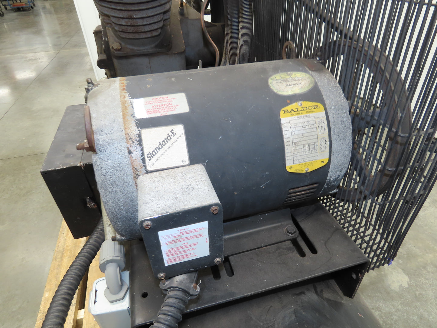 Ingersoll Rand Reciprocating Air Compressor 35 CFM 10 HP 230/460V 3 Ph 120 Gal