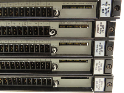 Reliance Electric 57403-F PLC AC Output Module 115V 57C403 Lot of 5