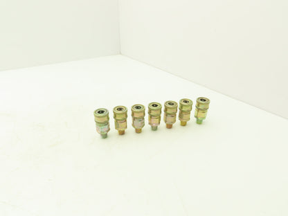 Snap-Tite VIHC4-4M 1/4" Hydraulic Quick Connect Hose Coupling 1/4"NPT  Lot of 7