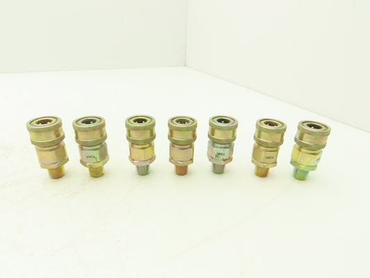 Snap-Tite VIHC4-4M 1/4" Hydraulic Quick Connect Hose Coupling 1/4"NPT  Lot of 7