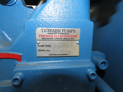Travaini TRMB 40-110/RX Liquid Ring Vacuum Pump 4kw 5.5hp 230/460V 3Ph 25 Torr