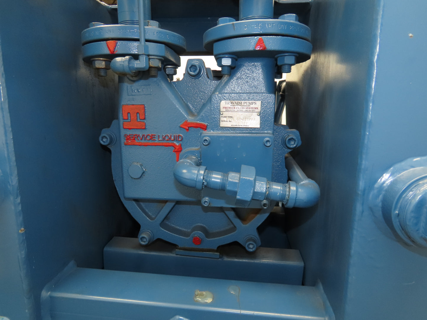 Travaini TRMB 40-110/RX Liquid Ring Vacuum Pump 4kw 5.5hp 230/460V 3Ph 25 Torr