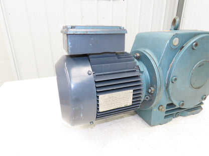 Sew SF72DT90L4 Worm Gearbox 114:1 Reducer 15RPM 2Hp 230/460V 3Ph 1-3/4" Shaft
