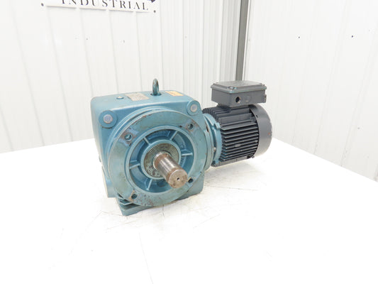 Sew SF72DT90L4 Worm Gearbox 114:1 Reducer 15RPM 2Hp 230/460V 3Ph 1-3/4" Shaft