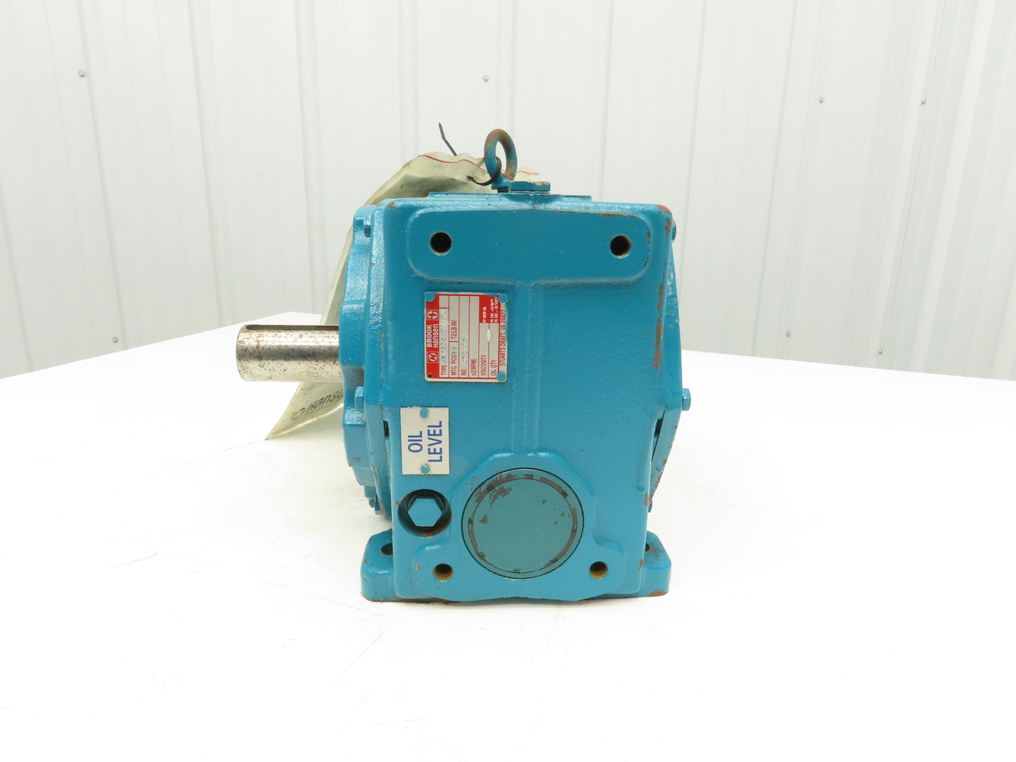 Brook Hansen JKN32C 35.5U Gearbox 35.5:1 Ratio Reducer 49rpm RH 143/145TC