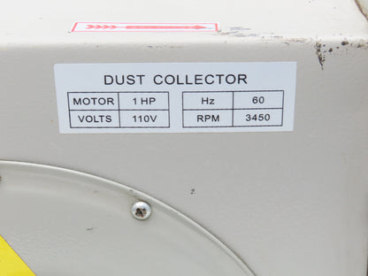 Dust Collector 4" Blower Exhaust Fan 720 CFM 1Hp 3450rpm 115V