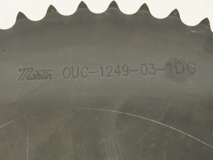 Martin OUC-1249-03-1DG Double Roller Chain Sprocket #60 2-3/16" Bore 12-7/8" OD