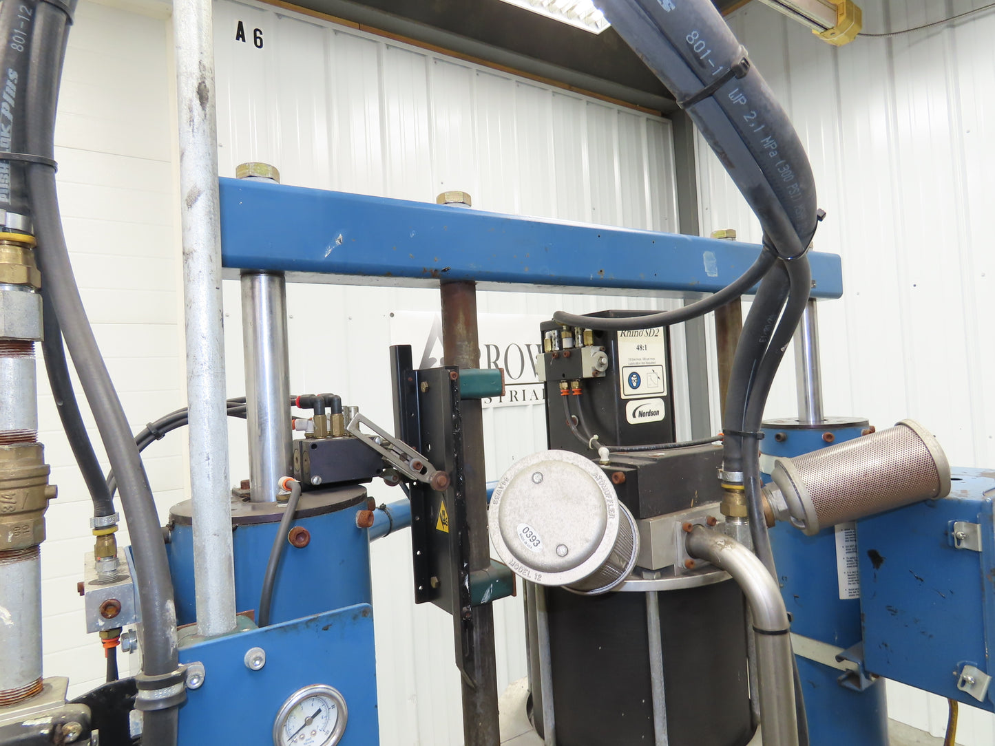 Nordson Rhino SD2 Drum Unloader Pneumatic Pump 48:1 Ratio 100PSI