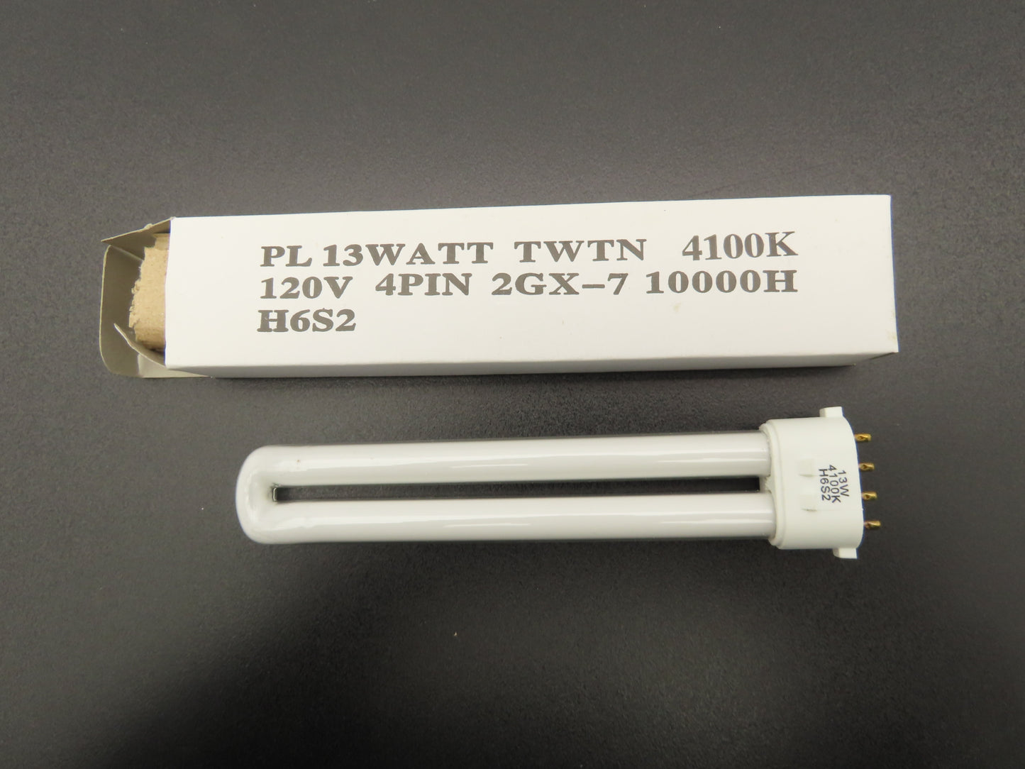 13-Watt Single Tube 4-Pin 2GX7 Compact Fluorescent Light Bulb 4100K  Lot of 39