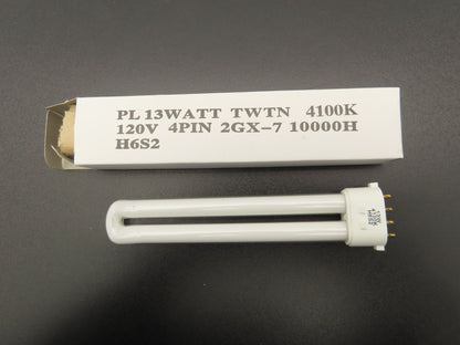 13-Watt Single Tube 4-Pin 2GX7 Compact Fluorescent Light Bulb 4100K  Lot of 39