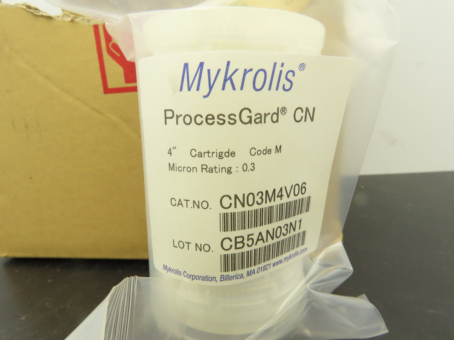 Millipore Mykrolis CN03M4V06 Polygard CN Filter 4" Cartridge 0.3 Micron Lot of 6