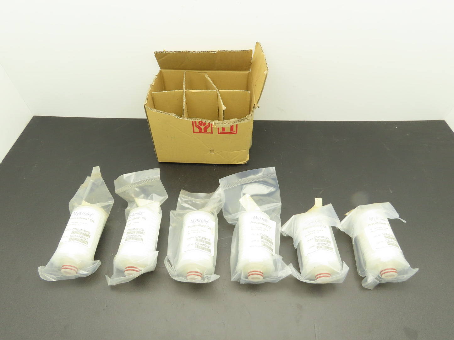 Millipore Mykrolis CN03M4V06 Polygard CN Filter 4" Cartridge 0.3 Micron Lot of 6