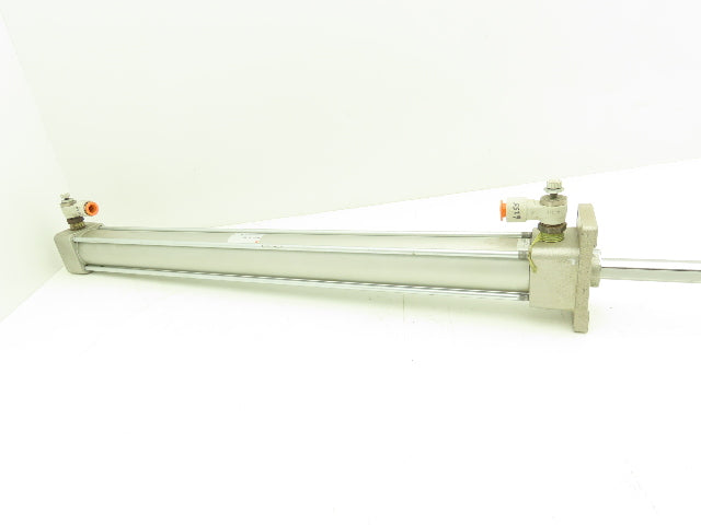 SMC NCDA1KF150-1800 Pneumatic Air Cylinder 1.5" Bore 18 Stroke 250 PSI