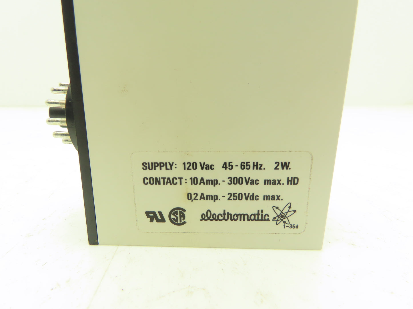 Electromatic SE 110 120 S-System Infrared Photo Relay Modulated Light 11Pin 120V
