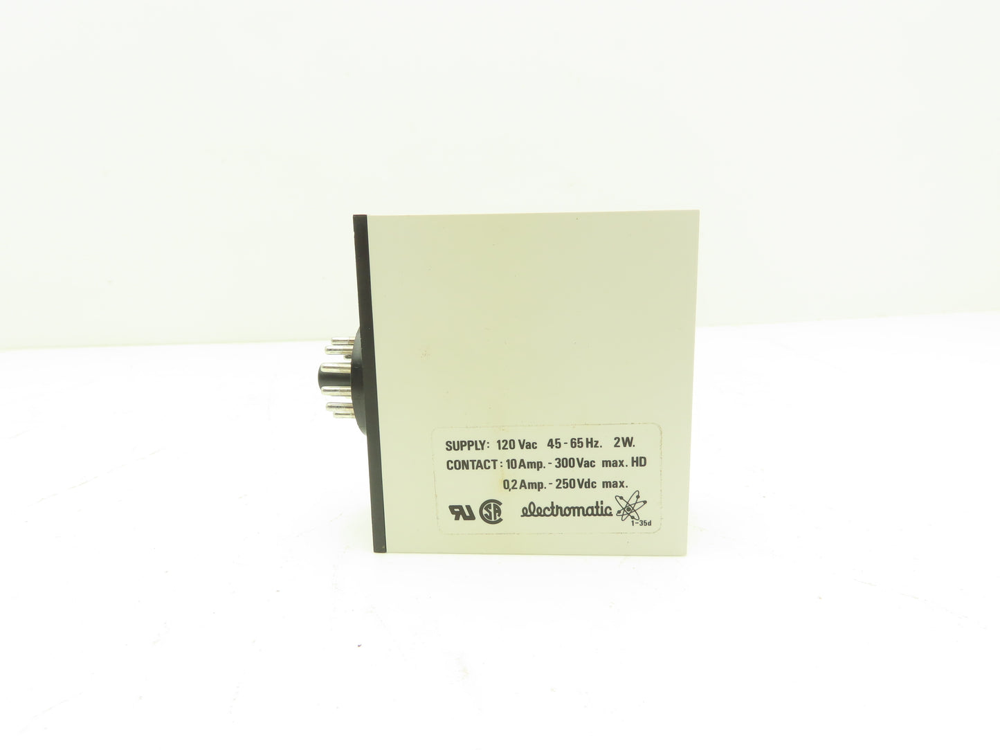 Electromatic SE 110 120 S-System Infrared Photo Relay Modulated Light 11Pin 120V