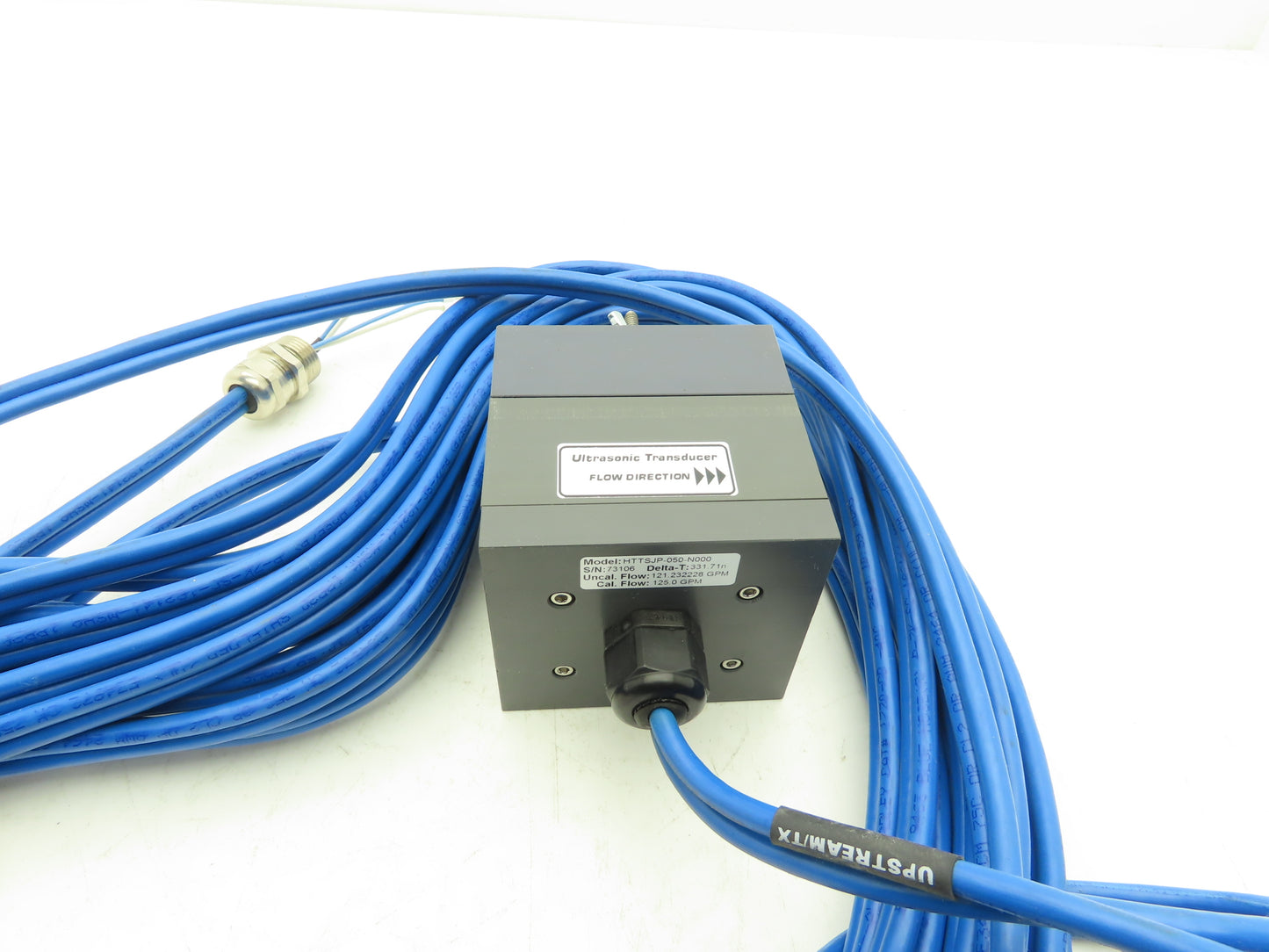 HTTSJP-050-N000 Ultrasonic Transducer Flow Meter 125 GPM 50' Cable