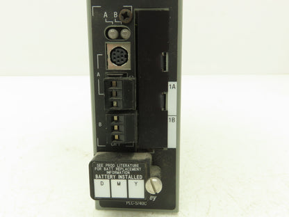 Allen Bradley 1785-L40C15/E PLC-5/40C Processor Module ControlNet Rev A01
