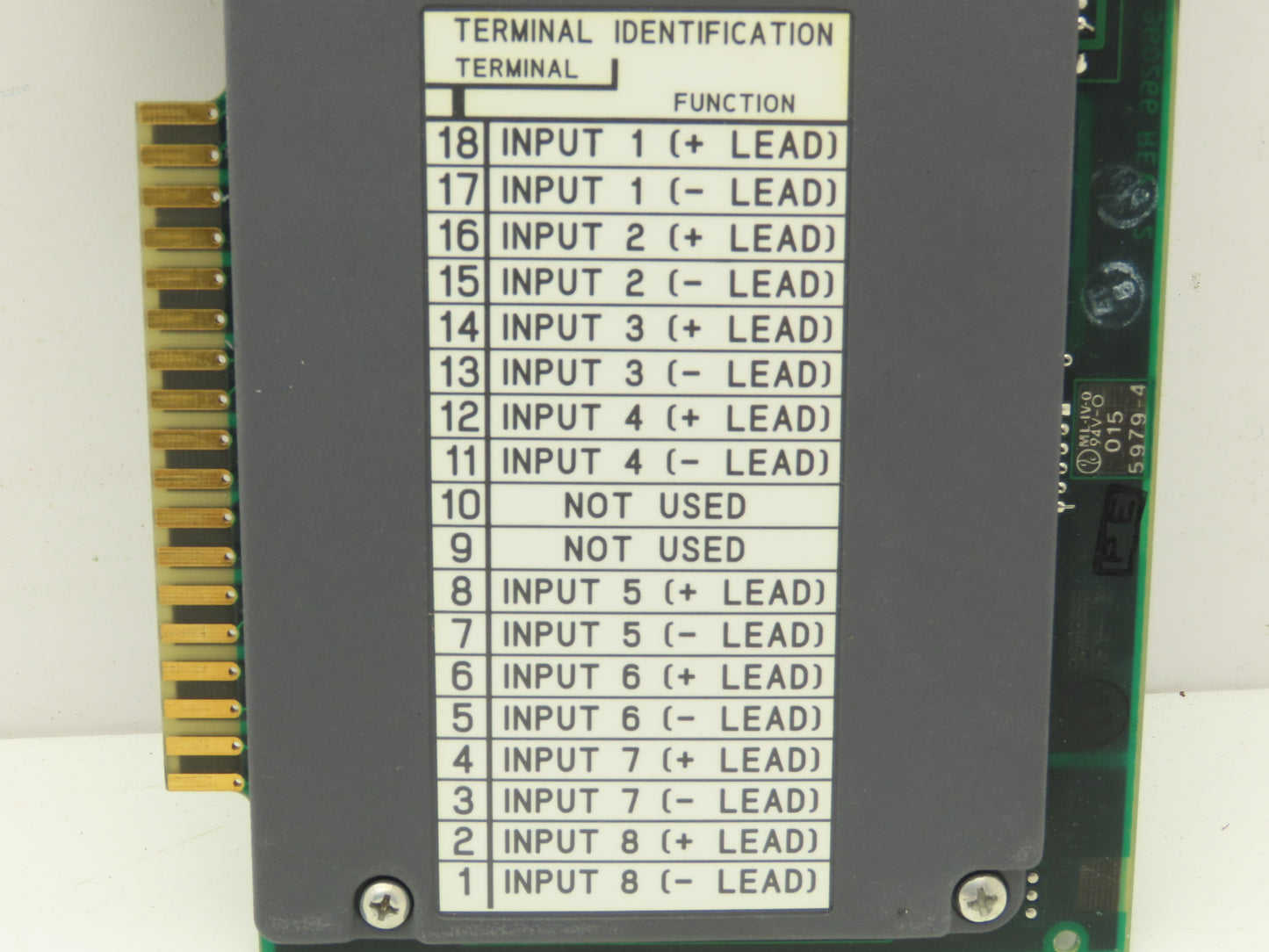 Allen Bradley 1771-IXE Thermocouple Millivolt Input Module Rev F Ser A