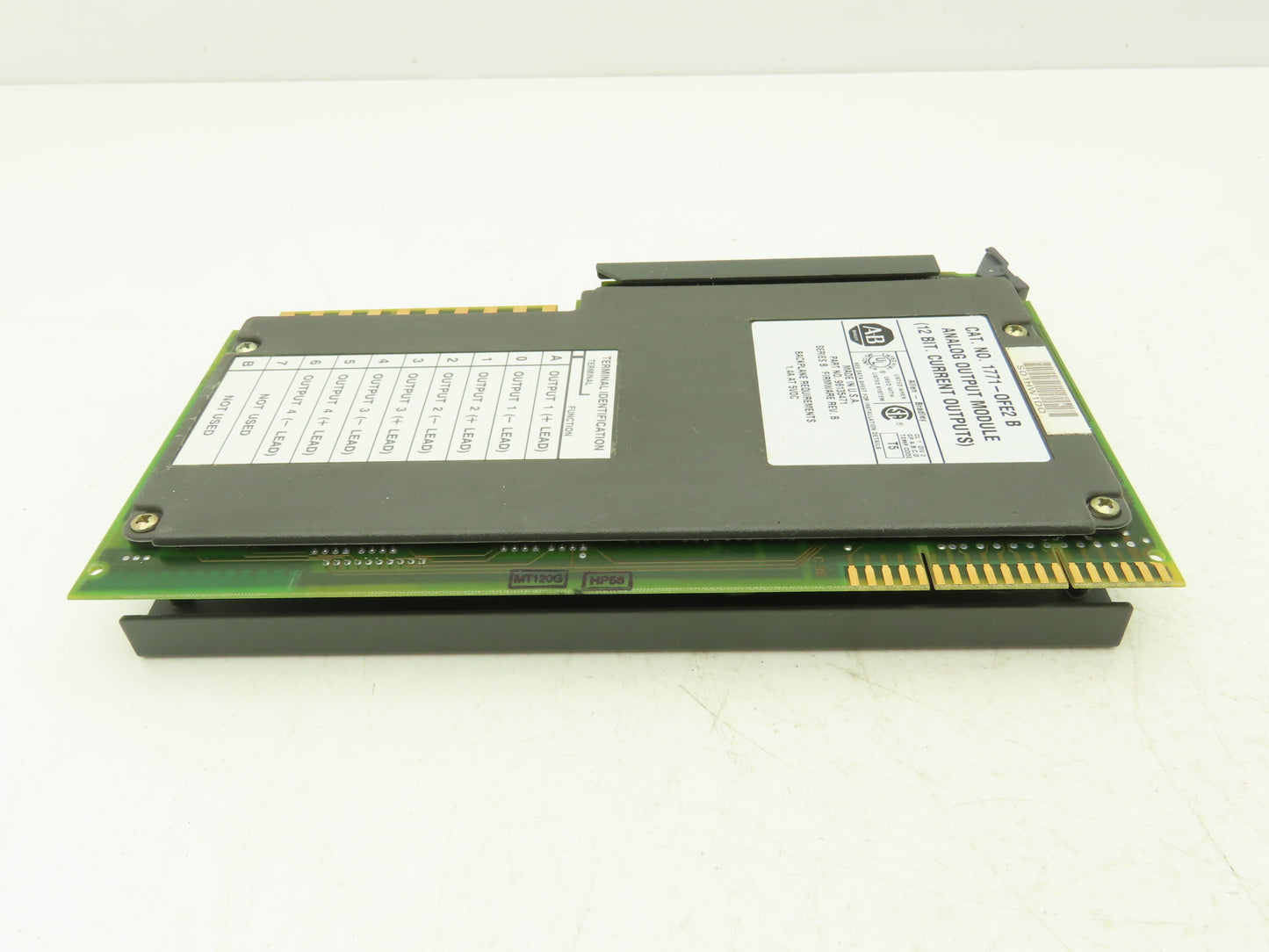 Allen Bradley 1771-0FE2/B Analog Output Module Firmware Rev B Ser B Lot of 3