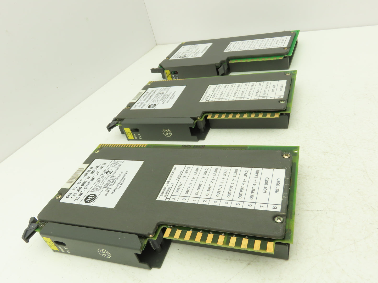 Allen Bradley 1771-0FE2/B Analog Output Module Firmware Rev B Ser B Lot of 3