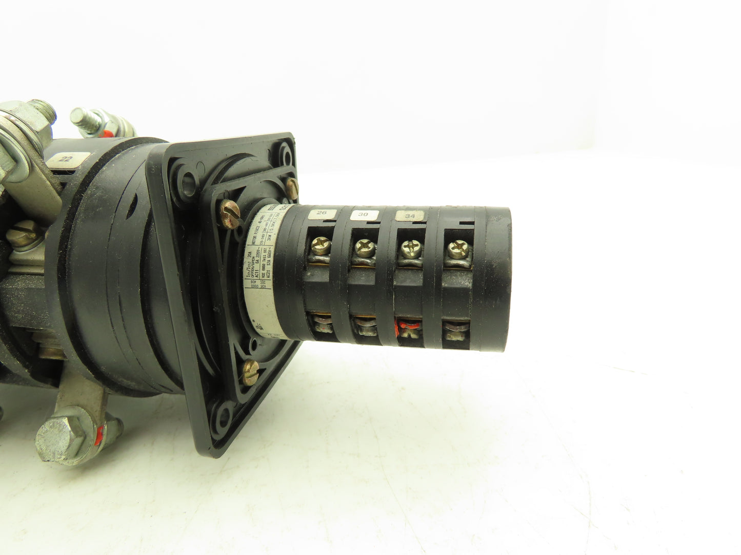 Salzer S608US1A1906-00 Rotary Cam Switch 60A 15-50Hp 208-600V 3PH S213 Selector