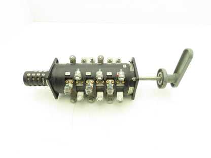 Salzer S608US1A1906-00 Rotary Cam Switch 60A 15-50Hp 208-600V 3PH S213 Selector