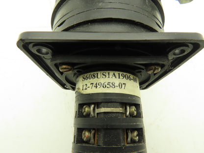 Salzer S608US1A1906-00 Rotary Cam Switch 60A 15-50Hp 208-600V 3PH S213 Selector