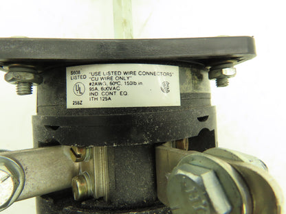 Salzer S608US1A1906-00 Rotary Cam Switch 60A 15-50Hp 208-600V 3PH S213 Selector