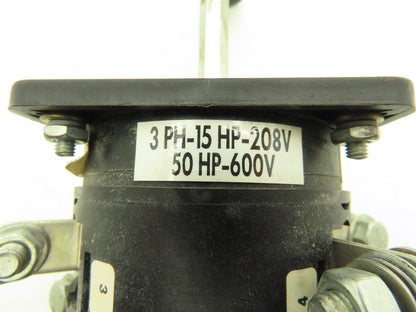 Salzer S608US1A1906-00 Rotary Cam Switch 60A 15-50Hp 208-600V 3PH S213 Selector