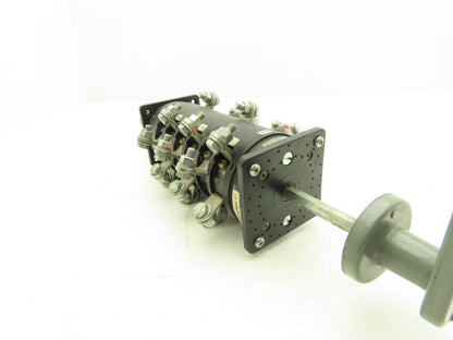 Salzer S608US1A1906-00 Rotary Cam Switch 60A 15-50Hp 208-600V 3PH S213 Selector