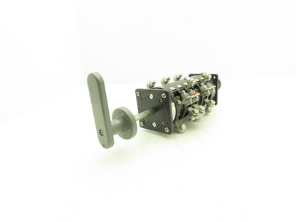 Salzer S608US1A1906-00 Rotary Cam Switch 60A 15-50Hp 208-600V 3PH S213 Selector