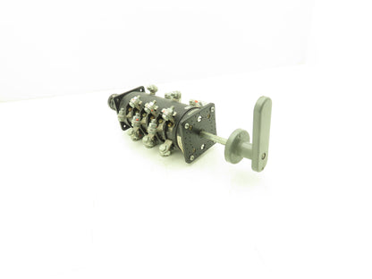Salzer S608US1A1906-00 Rotary Cam Switch 60A 15-50Hp 208-600V 3PH S213 Selector