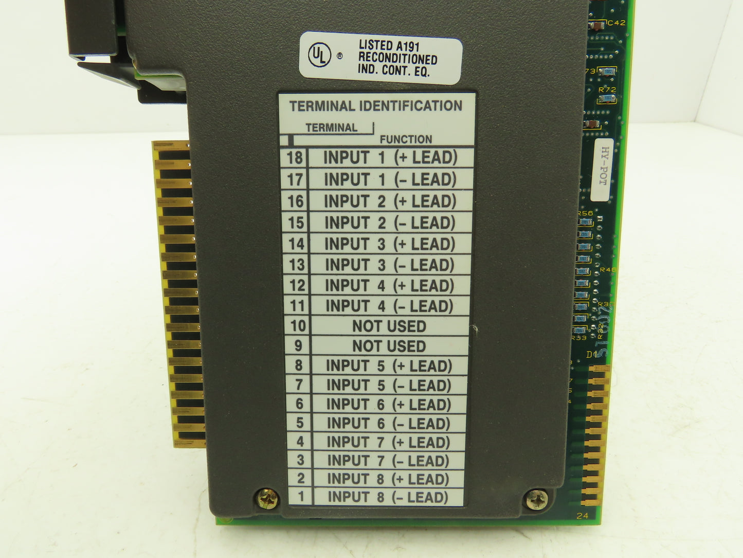 Allen Bradley 1771IXE B Thermocouple Millivolt Input Module Firmware Rev B Ser B