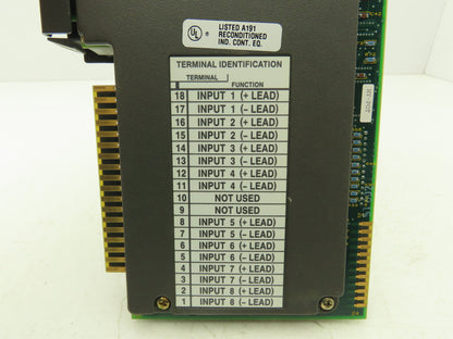 Allen Bradley 1771IXE B Thermocouple Millivolt Input Module Firmware Rev B Ser B