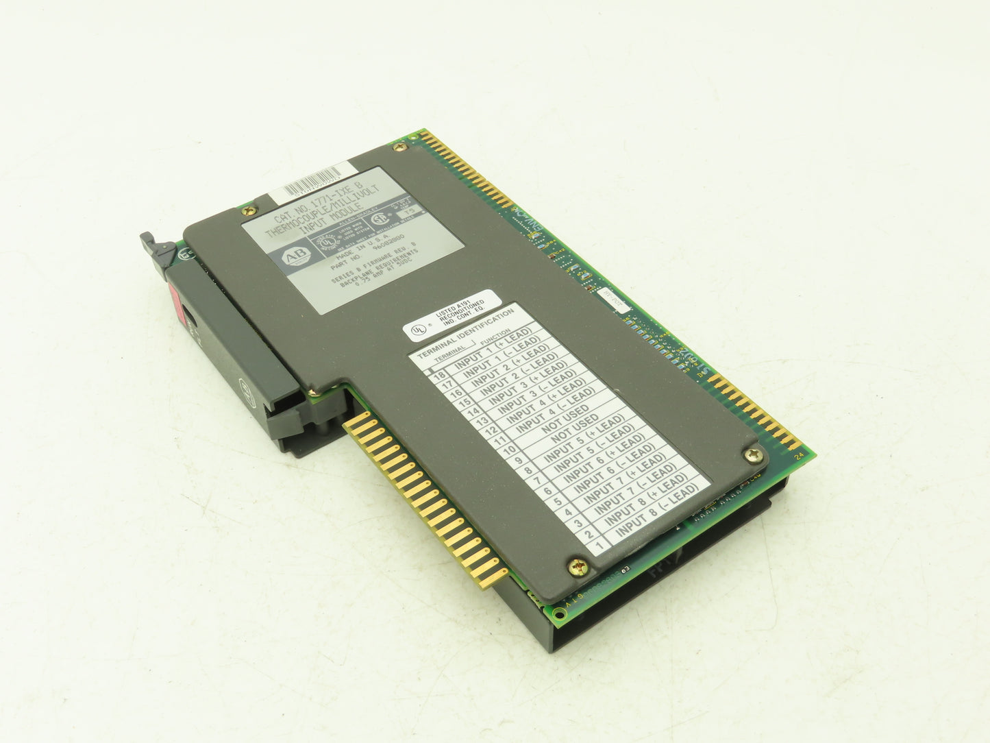 Allen Bradley 1771IXE B Thermocouple Millivolt Input Module Firmware Rev B Ser B