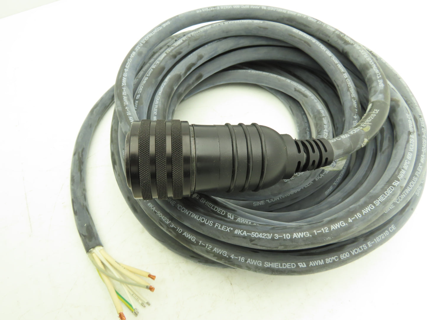 Allen Bradley 1326-CPC1T-012 Servo Motor Power Connector & Cable Assembly 12M