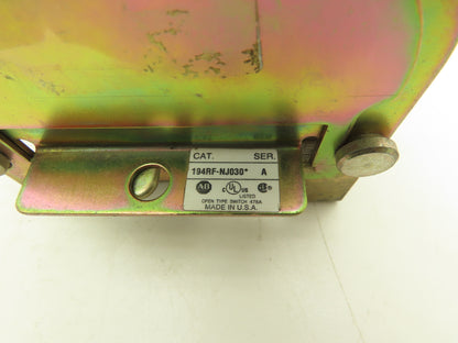 Allen Bradley 194RF-NJ030 Fusible Disconnect Switch 30A 600VAC 3PH  Lot of 4