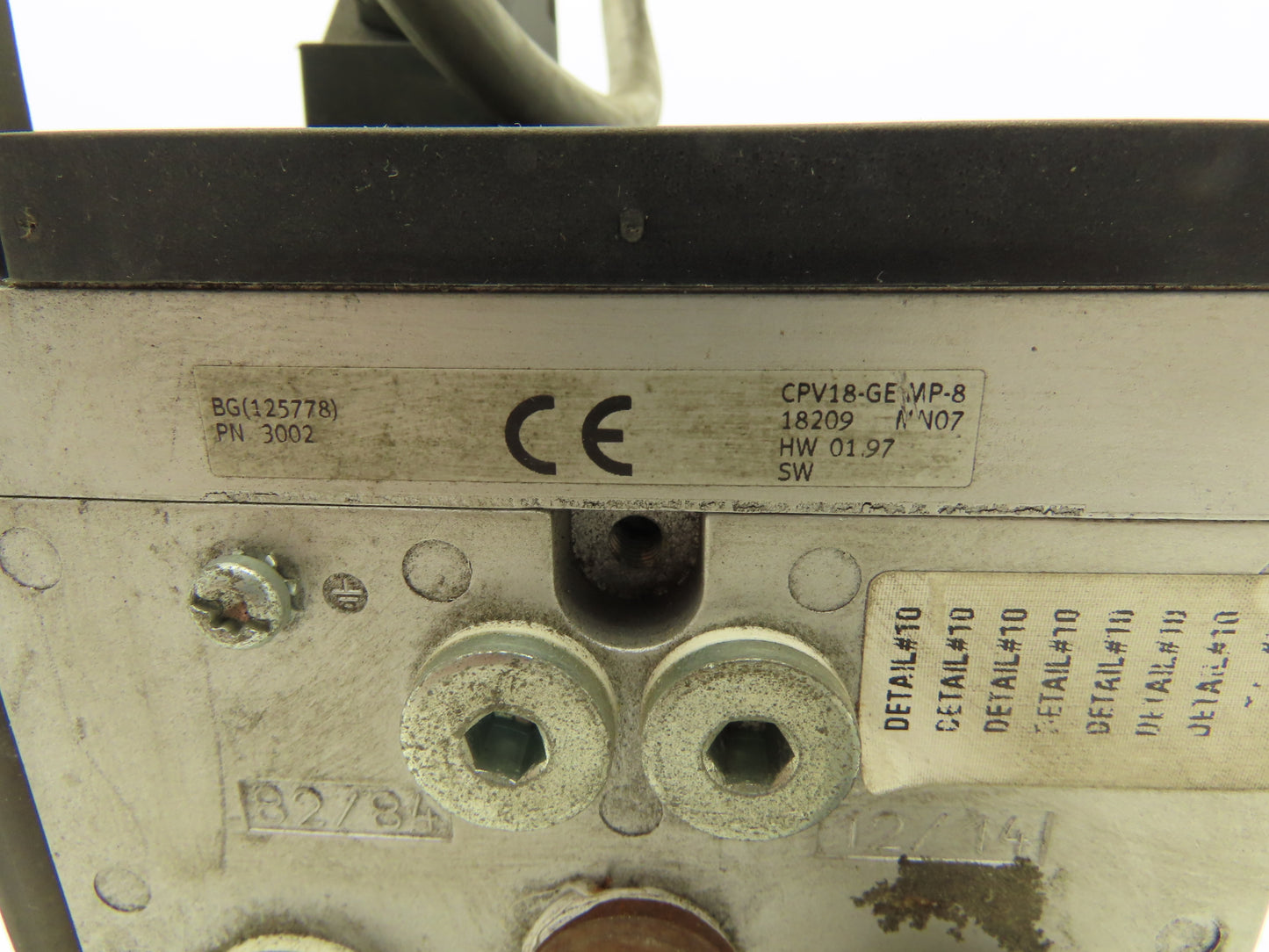 Festo CPV18-GE-MP-8 Pneumatic 8-Station Solenoid Valve Manifold 24VDC 18209