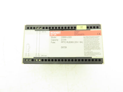 Beckhoff C9900-U320 Uninterruptible Power Supply 2.5 Ah For 24VDC Industrial PC