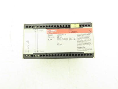 Beckhoff C9900-U320 Uninterruptible Power Supply 2.5 Ah For 24VDC Industrial PC