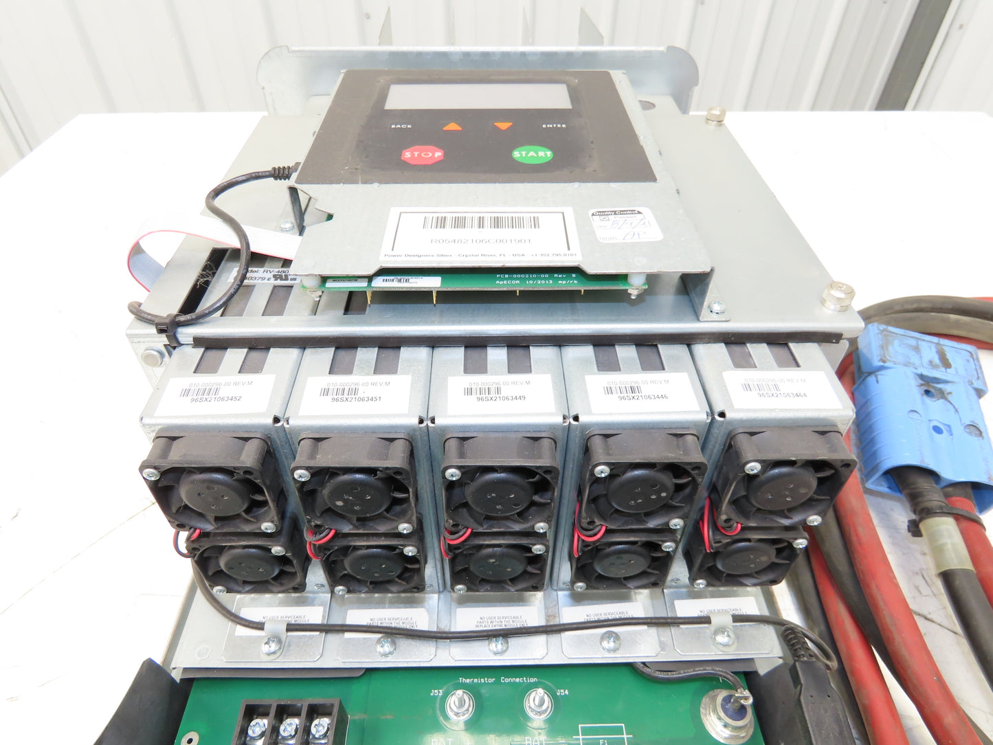 Concentric RV-6.5-125-48V Forklift Battery Charger 48V 2000Ah 125A 480V 3Ph