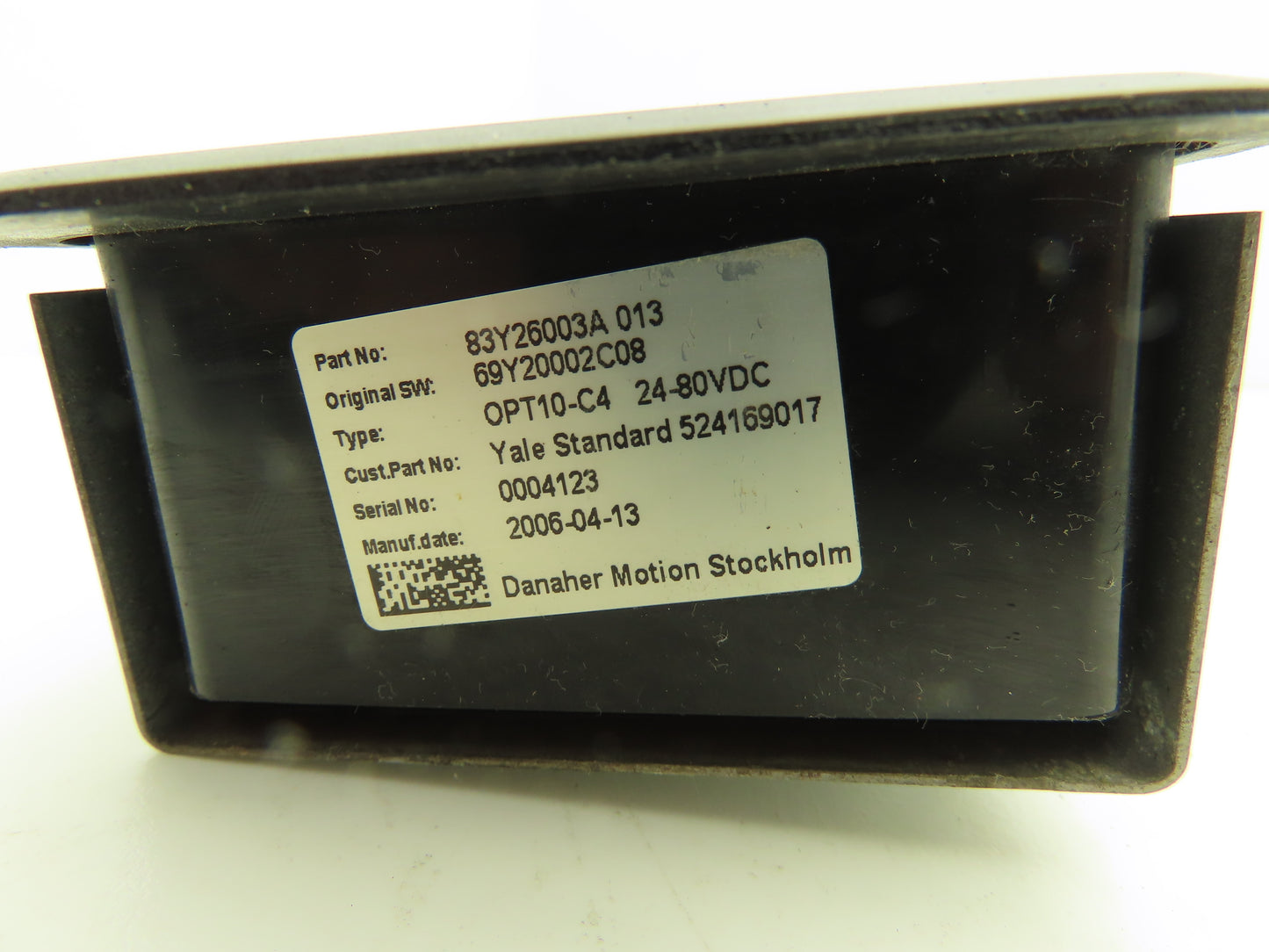 Yale Danaher 83Y26003A 013 Dash Display Master Controller Off ERC060GHN36TE084