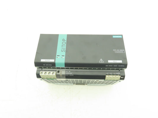 Siemens 6EP1437-3BA00 SITOP Modular Power Supply 24VDC 40A Out 480V 3Ph In