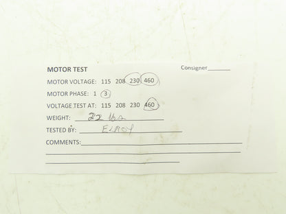 Reliance Electric P56H1337H AC Motor 3/4Hp 1725 RPM 230/460V 3PH 56C 5/8"Shaft