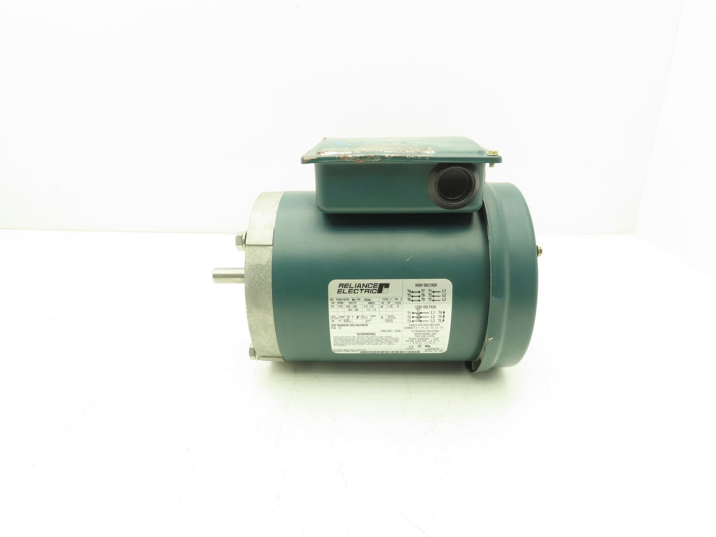Reliance Electric P56H1337H AC Motor 3/4Hp 1725 RPM 230/460V 3PH 56C 5/8"Shaft