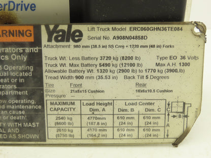 Danaher ACS4820-700C AC SuperDrive Forklift Motor Controller 48V 83Y05102A